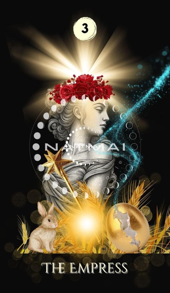Carte de tarot L'Impératrice (3) - Arcanes majeurs
