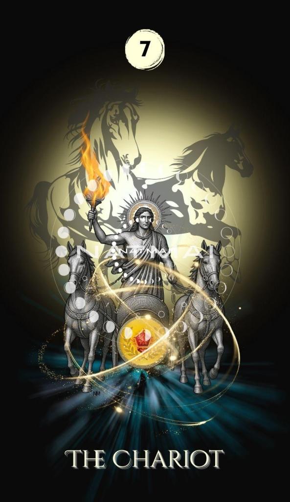 Carte de tarot Le Chariot (7) - Arcanes majeurs
